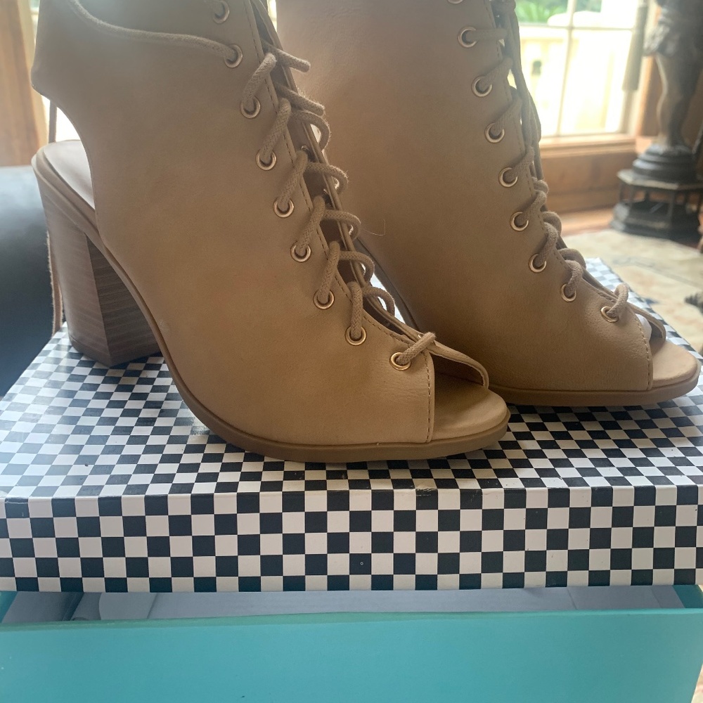 Soda Booties Never worn Brand New